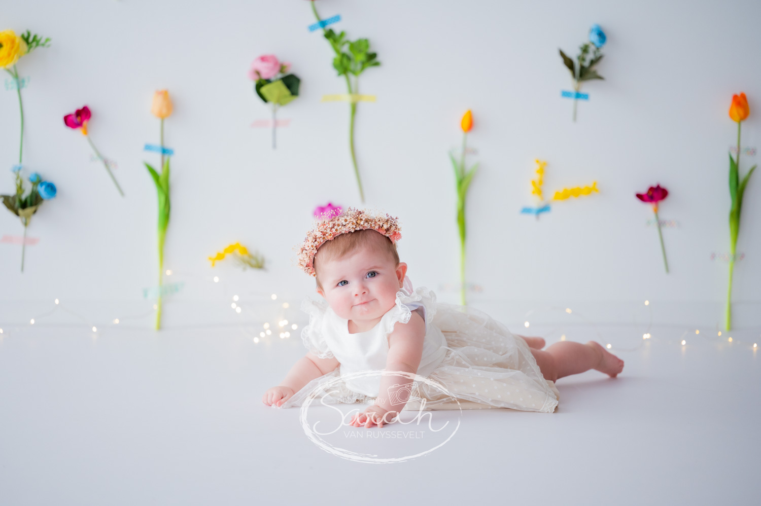 lenteshoot voor baby's bij babyfotograaf Sarah VR Photography in Vlaams-Brabant, kinderen, communie
