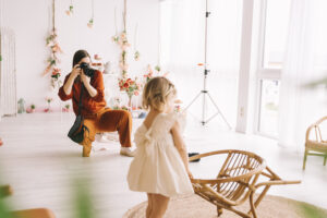 behind the scenes bij babyfotograaf Sarah Van Ruyssevelt Photography
